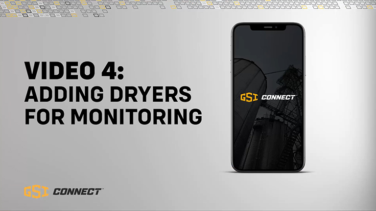 Adding Dryers for Monitoring to GSI Connect Video